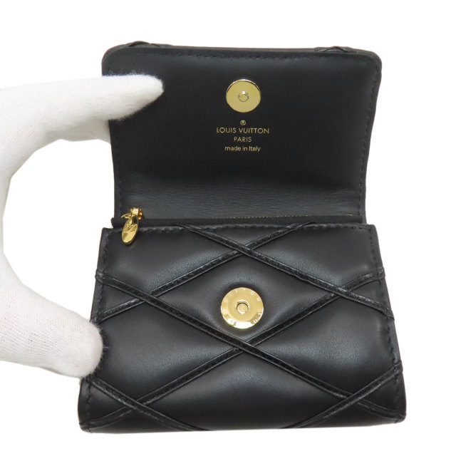 LOUIS VUITTON ルイヴィトン M83078 ロザリ GO-14 二つ折り財布（小銭入れあり） カーフ レディース [中古] LOUIS VUITTON ルイヴィトン M83078 ロザリ GO-14 二つ折り財布（小銭