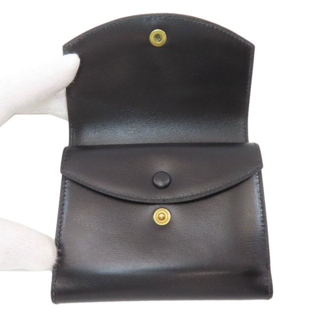 エルメス 二つ折り財布（小銭入れあり） 三つ折り コンパクトウォレット ゴールド金具