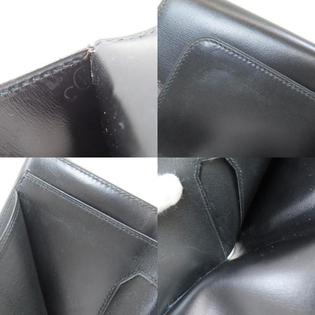 エルメス 二つ折り財布（小銭入れあり） 三つ折り コンパクトウォレット ゴールド金具