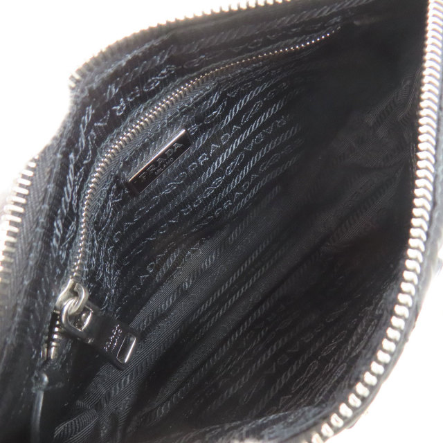 PRADA プラダ ロゴ金具 キルティング 2WAY ショルダーバッグ ナイロン