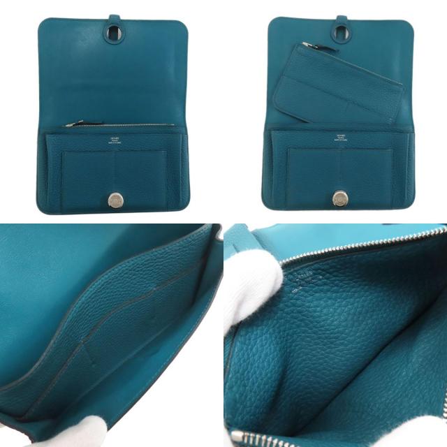 HERMES エルメス ドゴンGM シルバー金具 長財布（小銭入れあり