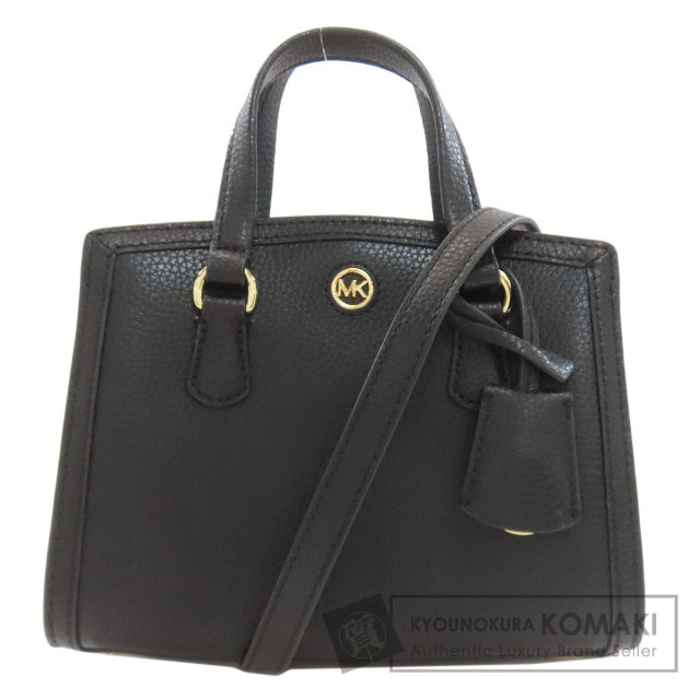 MICHAEL KORS レザーハンドバッグ 黒 2way Michael Kors マイケルコース 2WAY ハンドバッグ レザー レディース