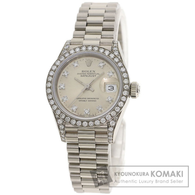 ロレックス 腕時計 デイトジャスト 10P ダイヤモンド