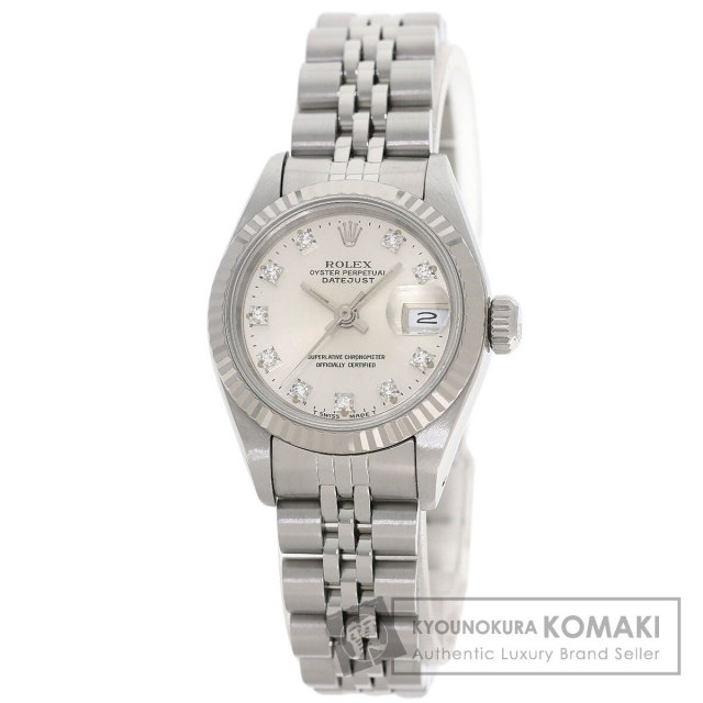 ロレックス 腕時計 デイトジャスト 10P ダイヤモンド
