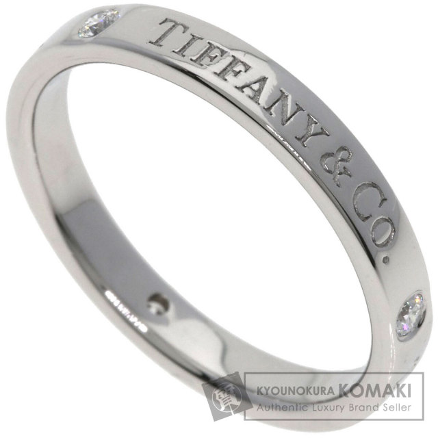 ティファニー リング・指輪 フラットバンド 3P ダイヤモンド