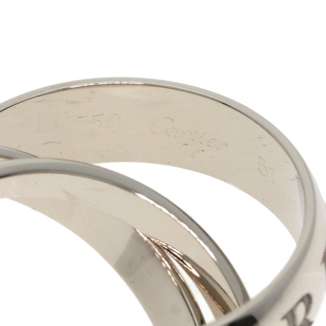 CARTIER カルティエ トリニティ #51 リング・指輪 K18ホワイトゴールド