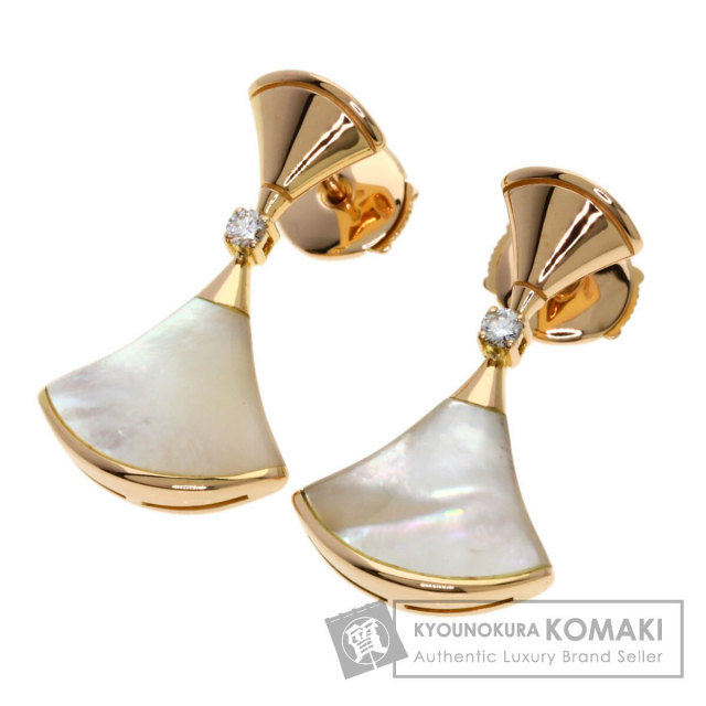 ブルガリ ピアス ディーヴァ ドリーム シェル 1P ダイヤモンド