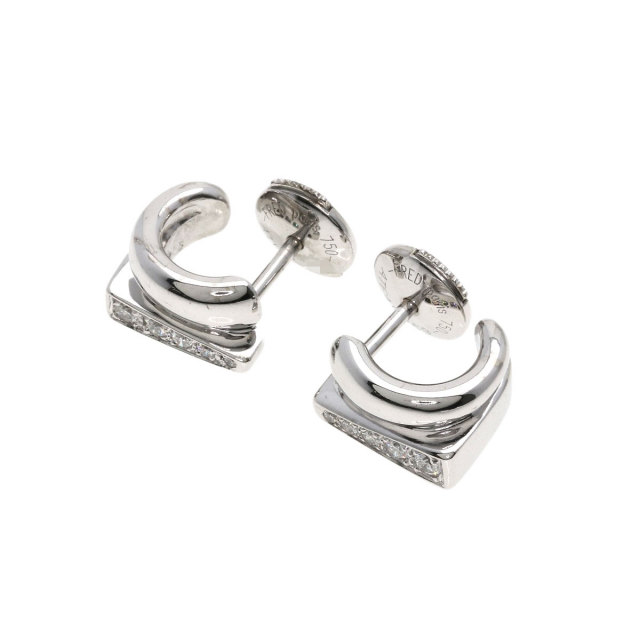 FRED フレッド サクセス ダイヤモンド ピアス K18ホワイトゴールド