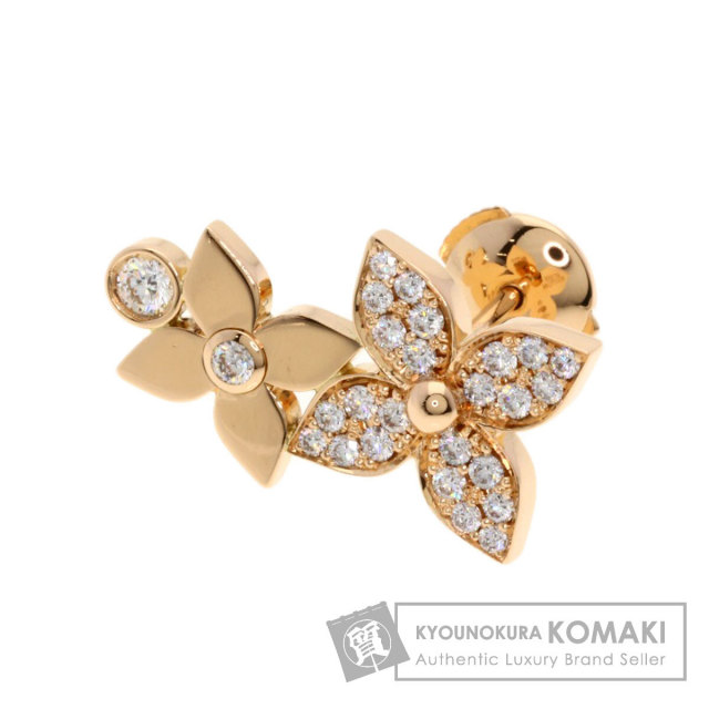 ルイヴィトン ピアス スター ブロッサム ドゥーブル ダイヤモンド 右耳用