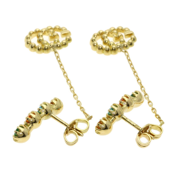 グッチ ピアス マルチストーン ダブルG
