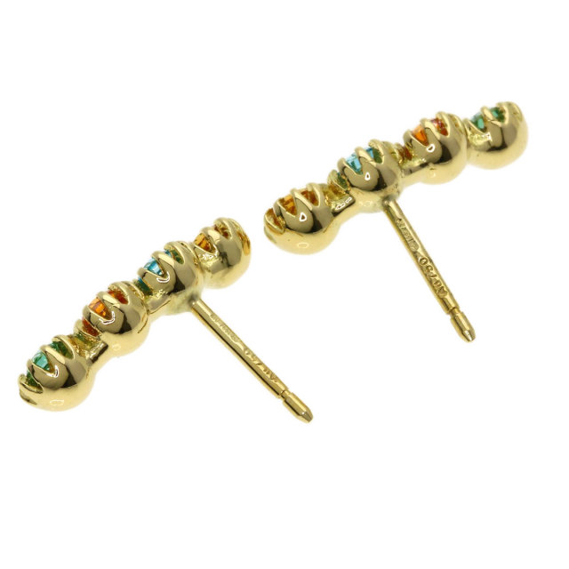 グッチ ピアス マルチストーン ダブルG