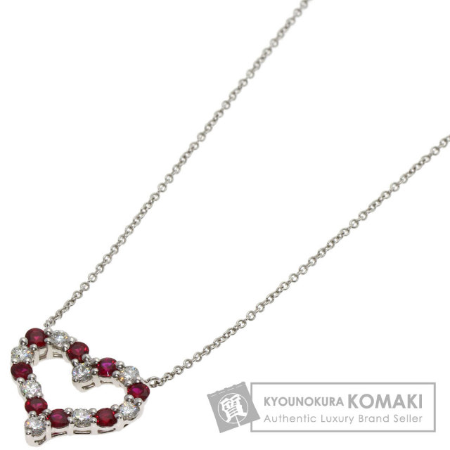 ティファニー ネックレス センチメンタル ハート ルビー ダイヤモンド