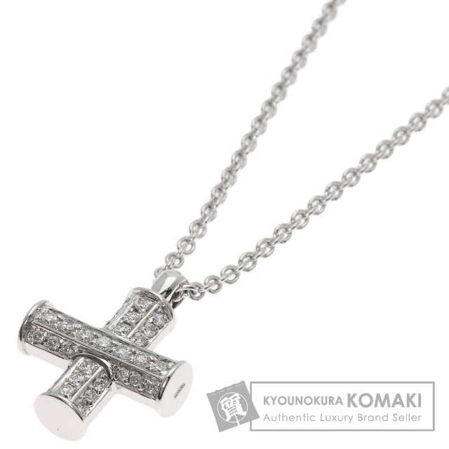 ブルガリ ネックレス グリーク クロス ダイヤモンド
