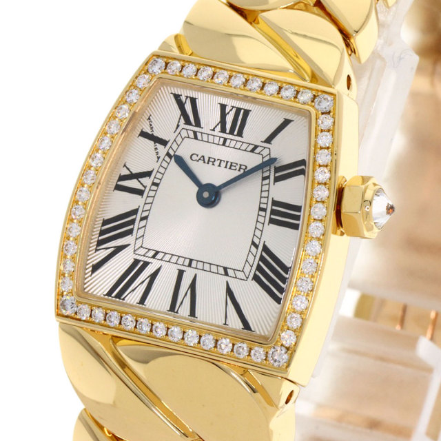 CARTIER カルティエ WE600601 ラドーニャ SM ベゼルダイヤモンド
