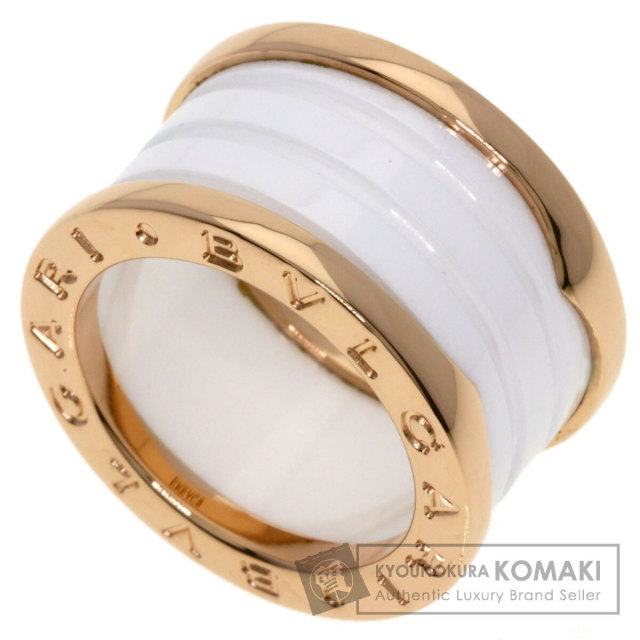 ブルガリ リング・指輪 B-zero1 ビーゼロワン 4バンド ホワイト セラミック #49