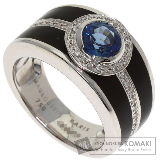 モーブッサン リング・指輪 ボンボンローズ サファイア ダイヤモンド