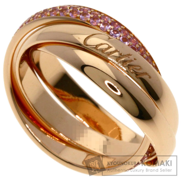 カルティエ リング・指輪 トリニティ ピンクサファイア