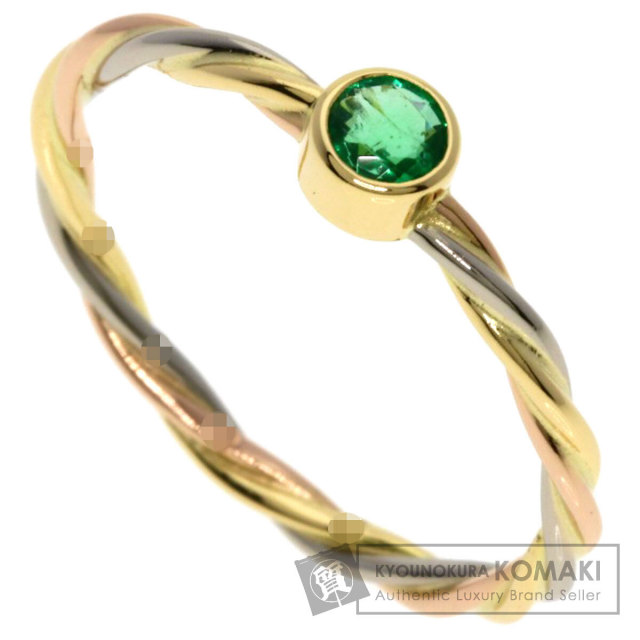 カルティエ リング・指輪 ツイスト エメラルド #51