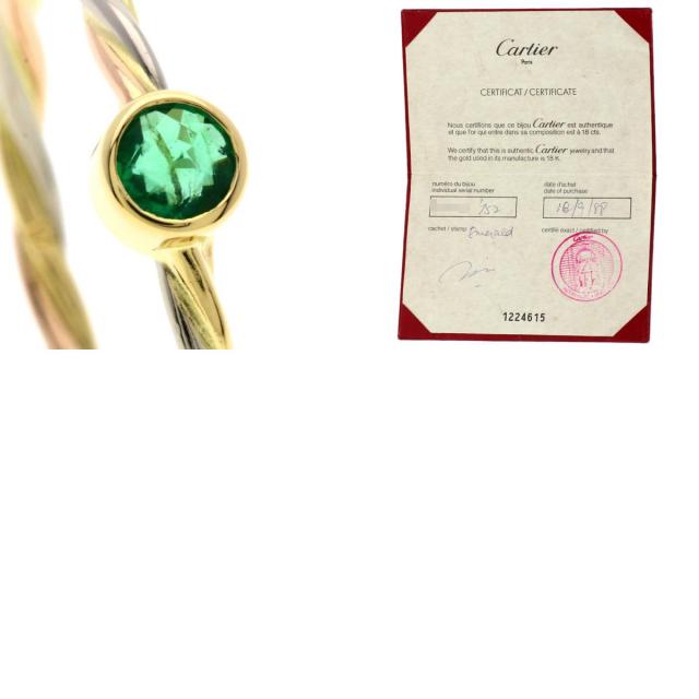 CARTIER カルティエ ツイスト エメラルド #51 リング・指輪 K18