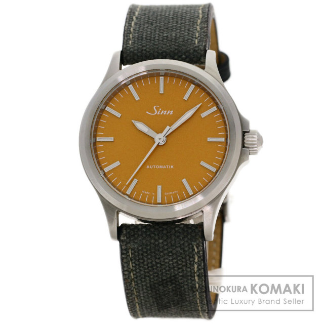 ジン 腕時計 パイロットウォッチ シトリンイエロー 世界限定400本