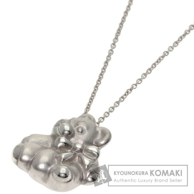 TIFFANY&Co. ティファニー T&Co ロゴ ネックレス シルバー レディース