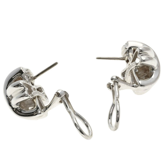 Tiffany & Co. シルバー C字型ピアス TIFFANY&Co. ティファニー シグネチャー ピアス シルバー レディース