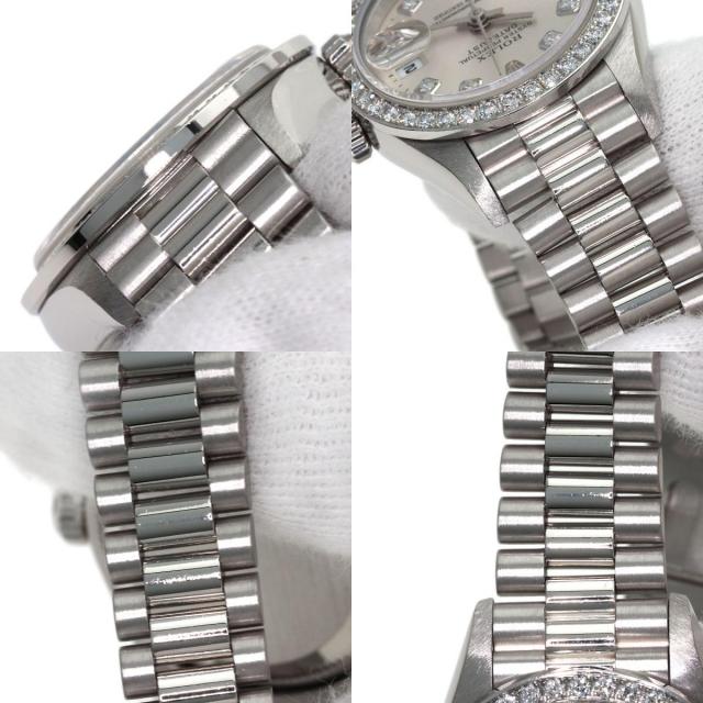 ROLEX ロレックス 69136G デイトジャスト 10P ダイヤモンド 腕時計