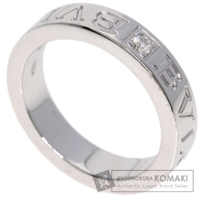 ブルガリ リング・指輪 ダブルロゴ 1P ダイヤモンド