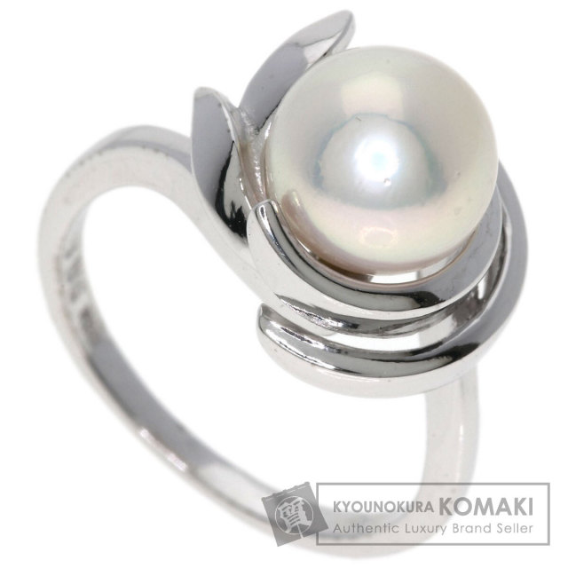 MIKIMOTO ミキモト パール 真珠 リング・指輪 K14ホワイト MIKIMOTO ミキモト パール 真珠 リング・指輪 K14ホワイト