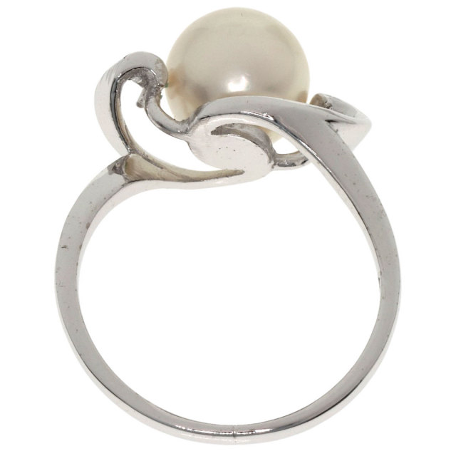 MIKIMOTO ミキモト パール 真珠 ダイヤモンド リング・指輪 K14 MIKIMOTO ミキモト パール 真珠 ダイヤモンド リング・指輪 K14