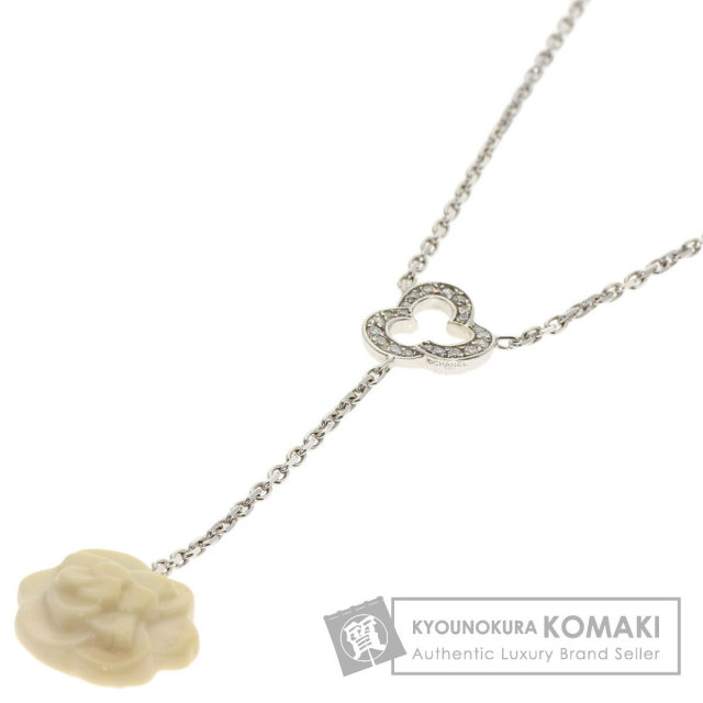 シャネル ネックレス カメリア ダイヤモンド