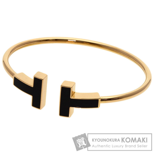 ティファニー ブレスレット T ワイヤー ワイド オニキス XL