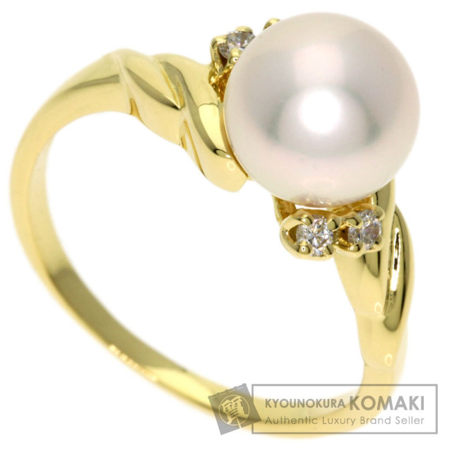 ミキモト リング・指輪 パール 真珠 ダイヤモンド