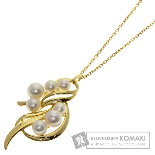 MIKIMOTO ミキモト パール 真珠 ネックレス K18イエローゴールド MIKIMOTO ミキモト パール 真珠 ネックレス K18イエローゴールド