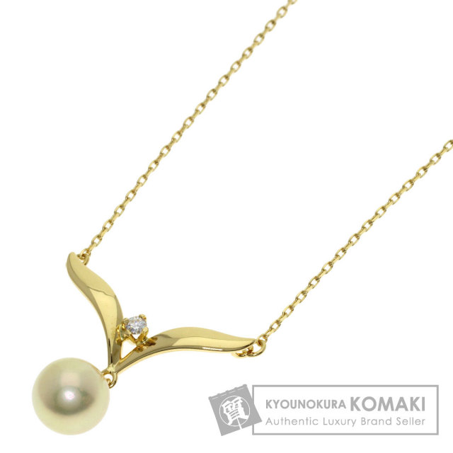 ミキモト ネックレス パール 真珠 ダイヤモンド