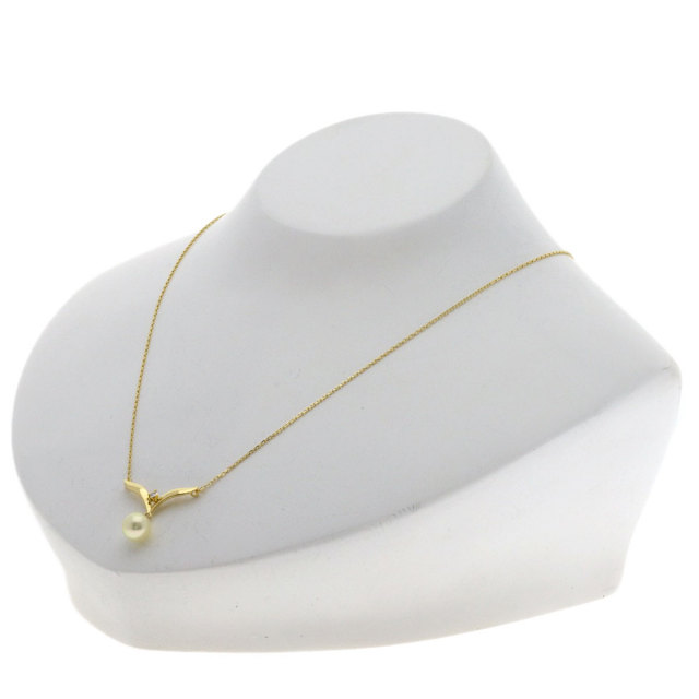 ミキモト ネックレス パール 真珠 ダイヤモンド