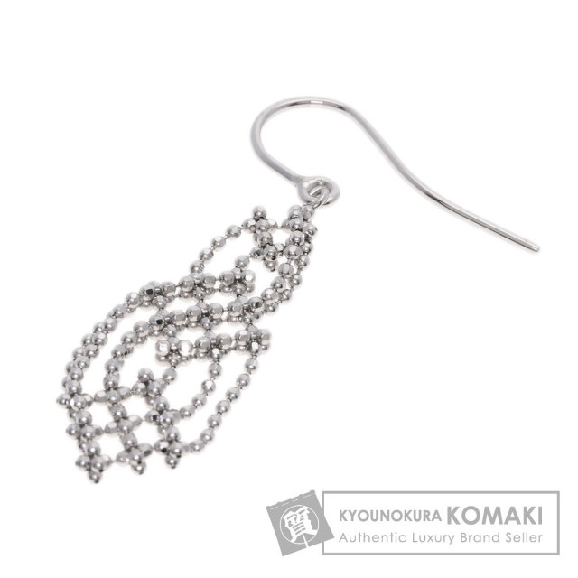 ティファニー ピアス フリンジ フック メッシュ 片耳のみ