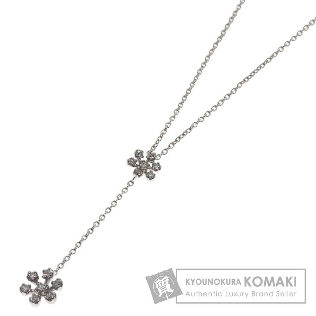ポンテヴェキオ ネックレス フラワー モチーフ ダイヤモンド