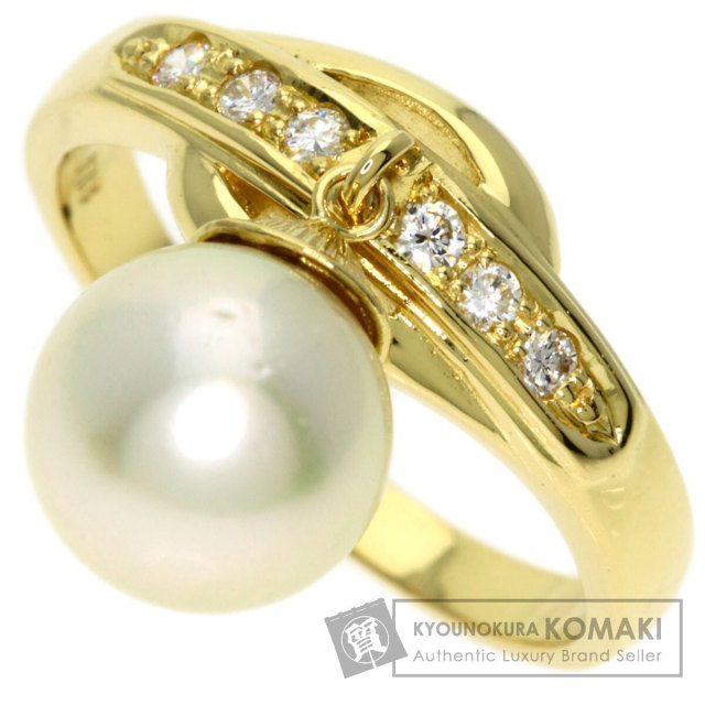 ミキモト リング・指輪 パール 真珠 ダイヤモンド