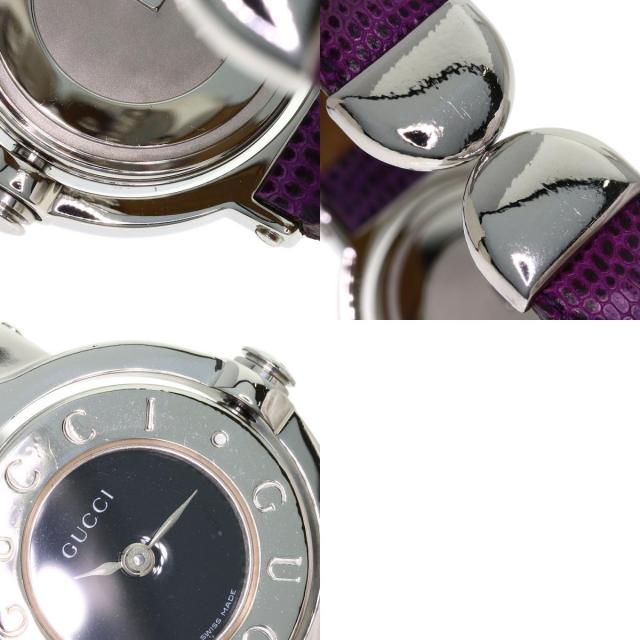 GUCCI グッチ 6600L ターンフェイス 腕時計 ステンレススチール/革