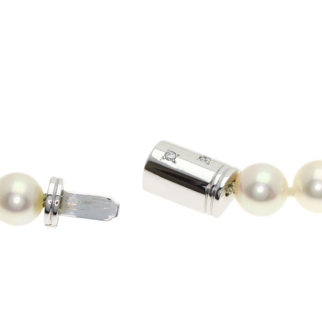 ミキモト ネックレス パール 真珠 ダイヤモンド