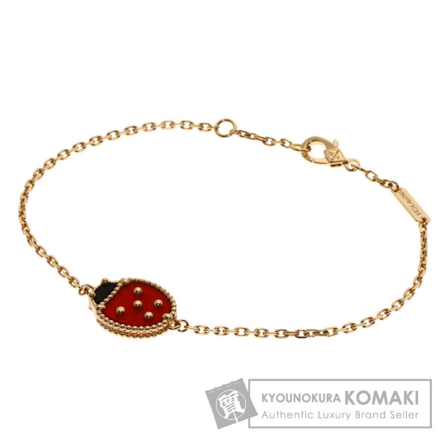 ヴァンクリーフ＆アーペル ブレスレット ラッキー スプリング  オニキス カーネリアン