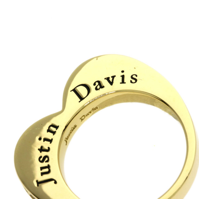 Justin Davis ジャスティンデイビス ハート ダイヤモンド リング・指輪