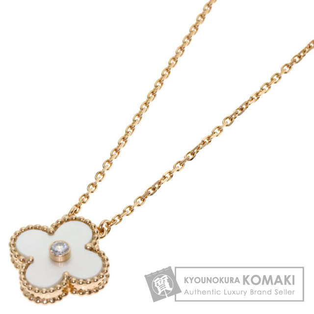 ヴァンクリーフ＆アーペル ネックレス ヴィンテージ アルハンブラ 1P ダイヤモンド