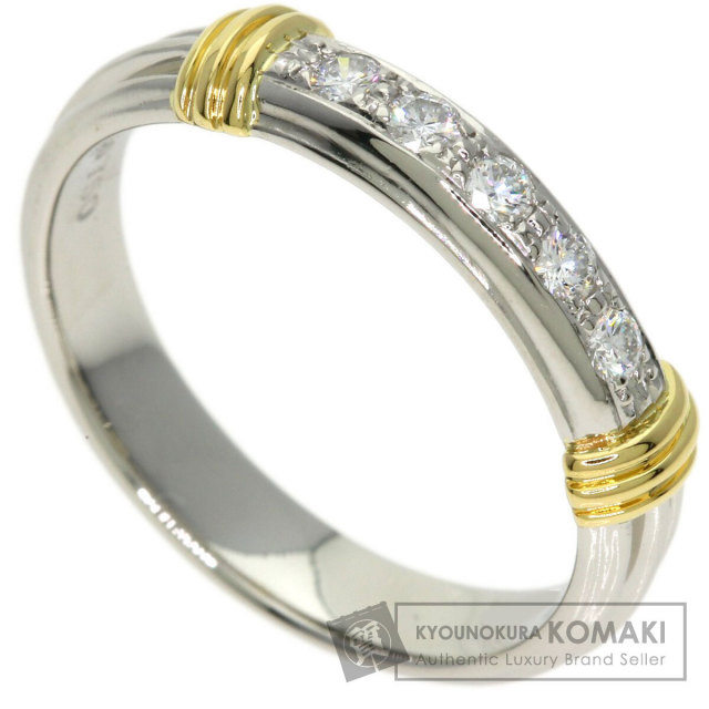 Dior ディオール 5P ダイヤモンド コンビ リング・指輪 K18 Dior ディオール 5P ダイヤモンド コンビ リング・指輪 K18