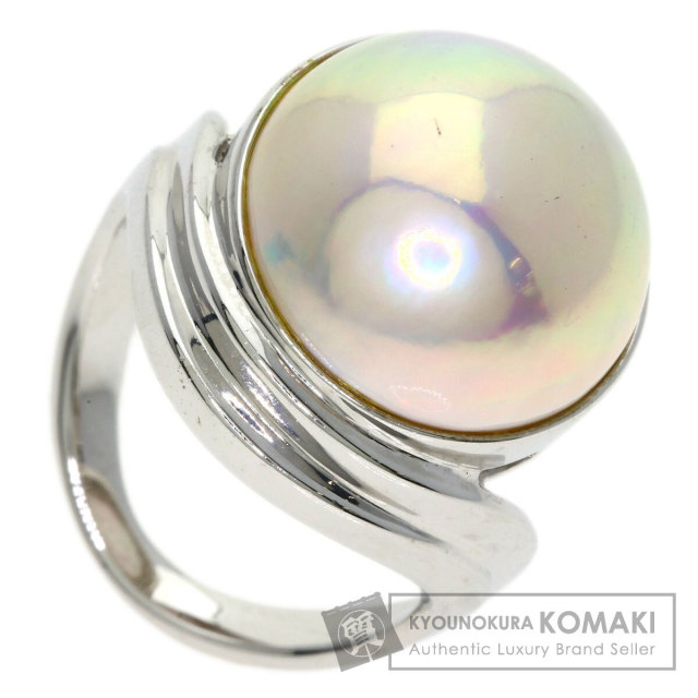TASAKI タサキ M/G パール 真珠 シェル リング・指輪 K18ホワイト