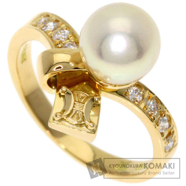 セリーヌ リング・指輪 パール 真珠 ダイヤモンド