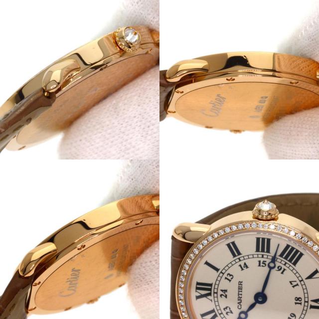 CARTIER カルティエ WR000351 ロンドルイカルティエ SM 腕時計 K18