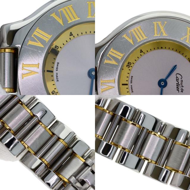 CARTIER カルティエ マスト21 腕時計 ステンレススチール/SSxGP ユニ