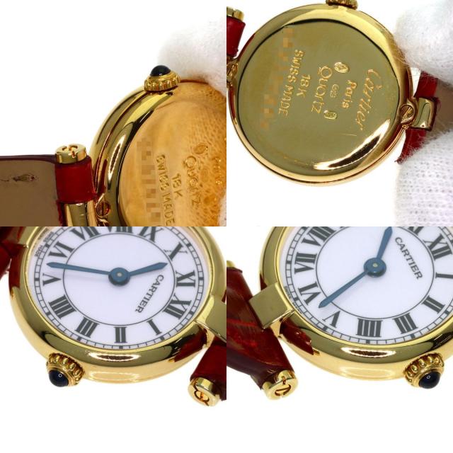 CARTIER カルティエ マストヴァンドーム 腕時計 K18イエローゴールド